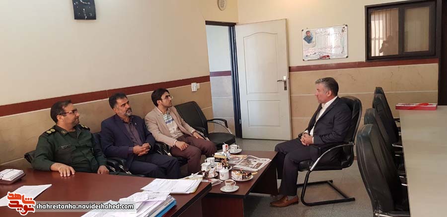 فرمانده بسیج ادارات اسلامشهر با رئیس بنیاد شهید دیدار کرد