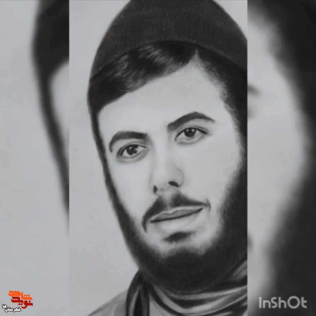 نقاشی سردار شهید «سیدمحمد اینانلو»