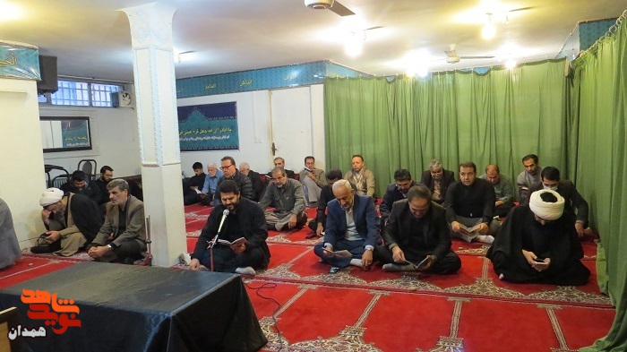 گزارش تصویری| شهید گمنام میهمان بنیاد شهید شهرستان همدان شد