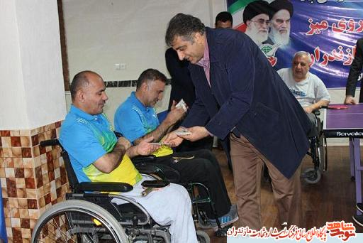 مسابقات تنيس روى ميز جانبازان نخاعى مازندران برگزار شد مسابقات تنيس روى ميز جانبازان نخاعى مازندران برگزار شد