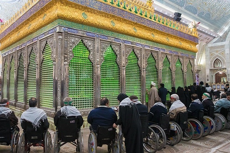 تجدید پیمان جانبازان ۷۰ درصد ویلچری با آرمانهای امام راحل تجدید پیمان جانبازان ۷۰ درصد ویلچری با آرمانهای امام راحل