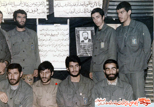 سردار شهید حاج غلامرضا صالحی جانشین فرمانده لشکر27 محمد رسول‌الله(ص)