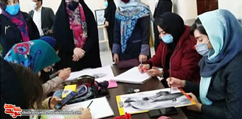 نمایشگاه نقاشی و خوشنویسی به مناسبت جشن انقلاب در ملارد
