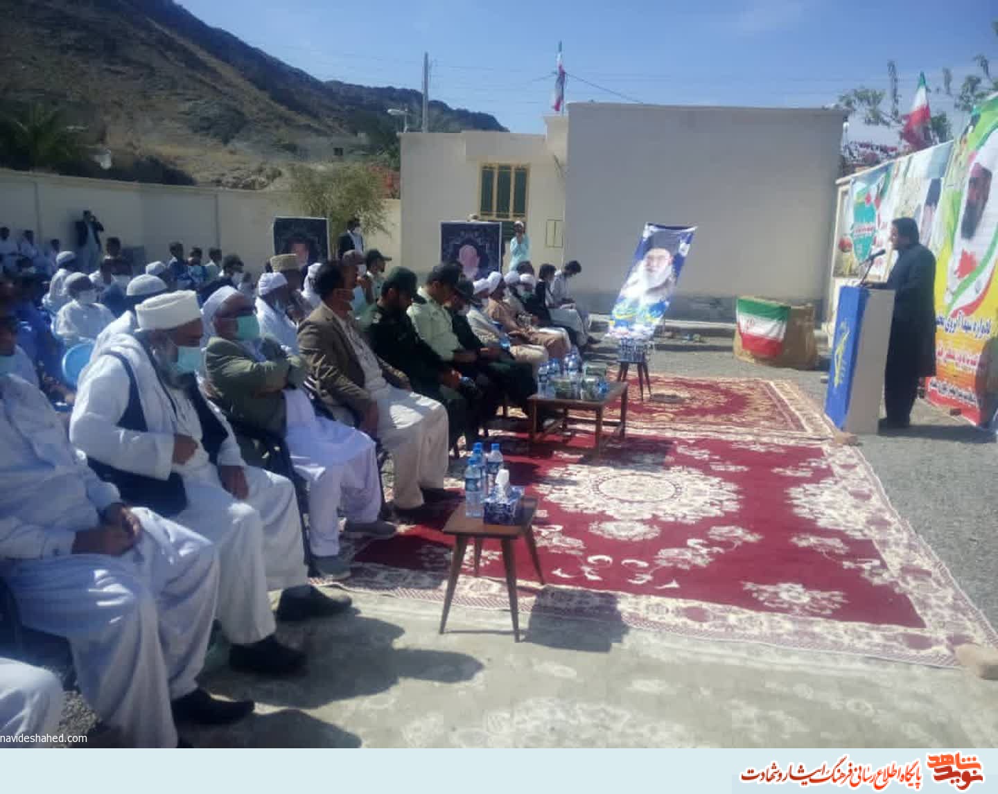 برگزاری یادواره شهدا در شهرستان سرباز