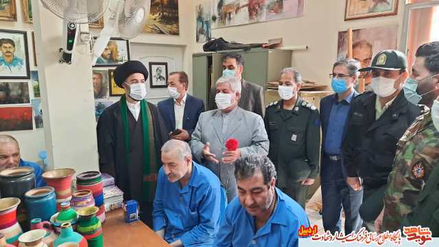 دیدار از جانبازان اعصاب و روان بیمارستان ایثار استان اردبیل