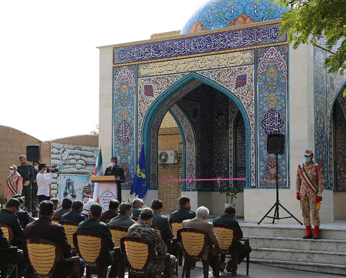 یادمان شهدای گمنام سپاه امام صادق (ع) بوشهر افتتاح شد