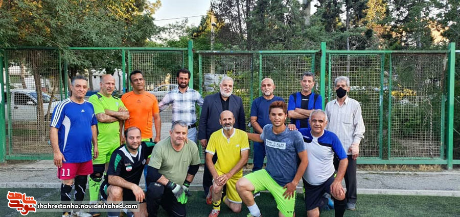مسابقه دوجانبه فوتبال جانبازان شهر ری برگزار شد