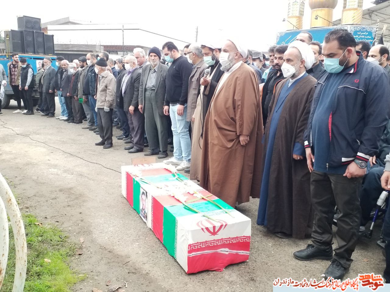گزارش تصويرى|تشییع پیکر خادم الشهدا جانباز، آزاده حاج سید ابوالقاسم عبدالله پور در بابل مازندران