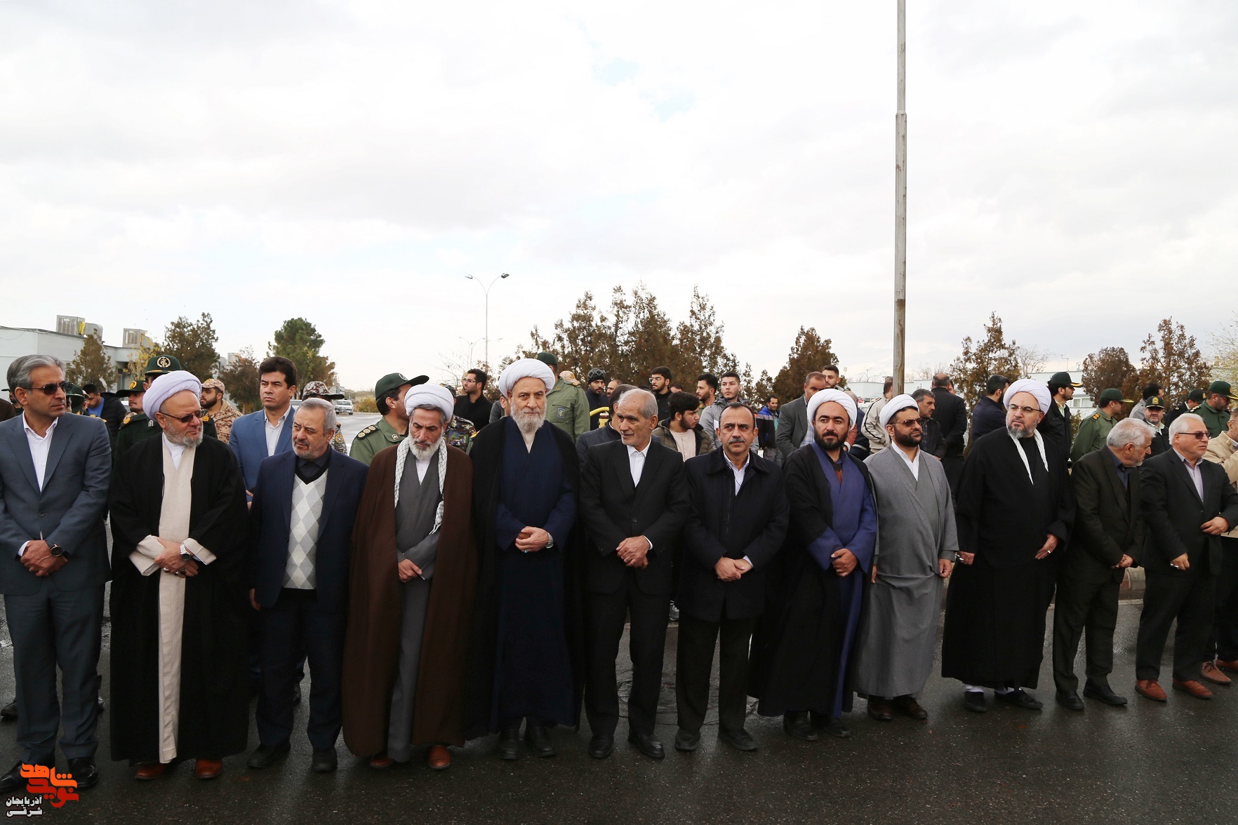 مراسم استقبال از پیکر ۴ شهید گمنام در تبریز