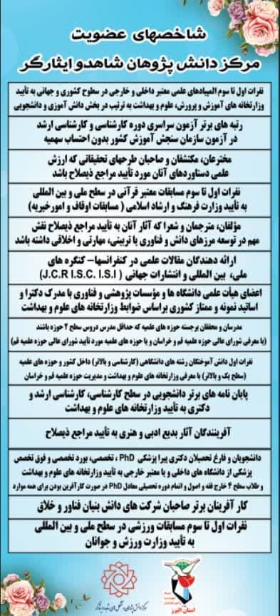 برنامه‌ریزی جامع بنیاد شهید البرز برای حمایت از نخبگان شهید و ایثارگر