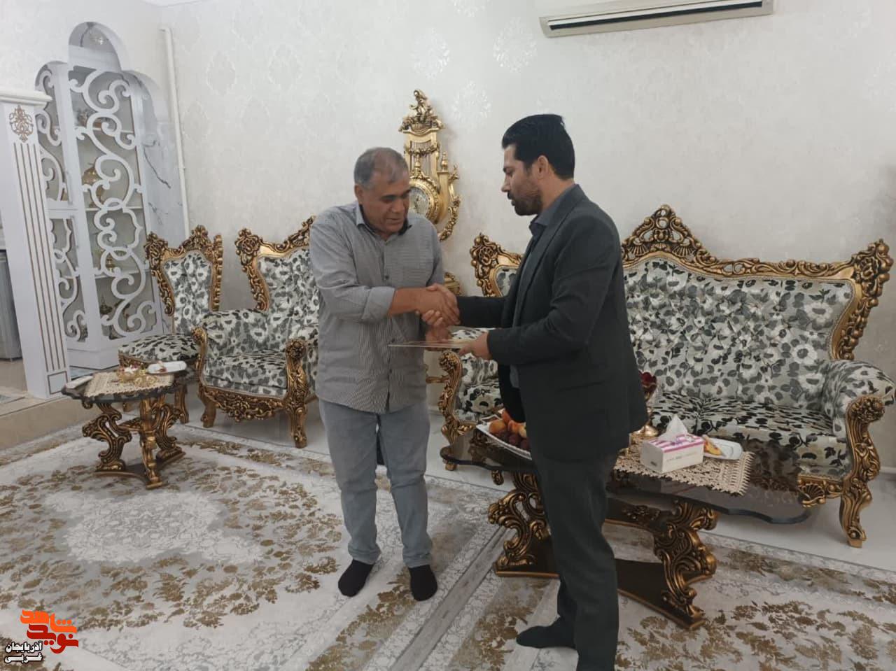 دیدار مسئولین شهر ماکو با آزادگان سرافراز دفاع مقدس