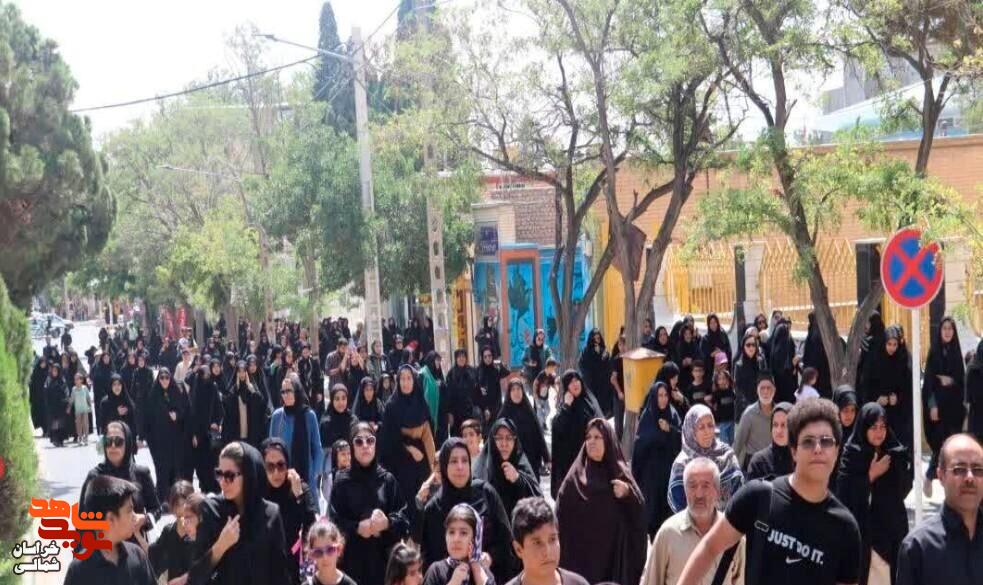 تصاویر/ رزمایش عظیم پیاده روی جاماندگان اربعین حسینی در خراسان شمالی