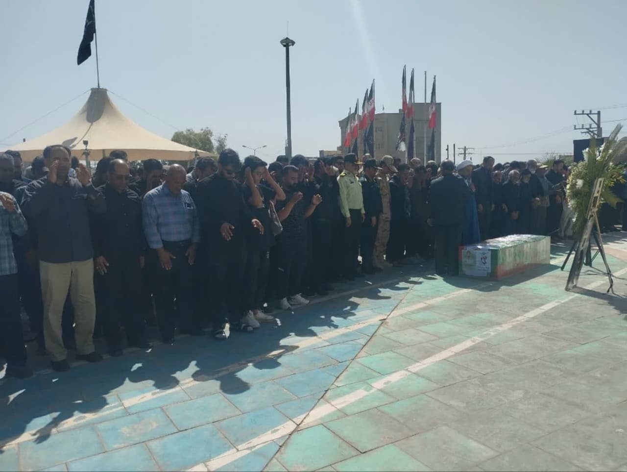 مراسم تشییع پیکر شهید«رامین صادقی» در زاهدان برگزار شد