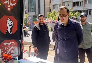 بازدید رئیس بنیاد شهید و امور ایثارگران از موکب...