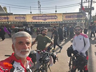 پنجمین رکاب‌زنی جانباز دفاع مقدس از مهران تا کربلای...