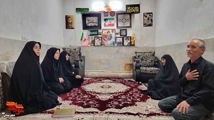 دیدار سرپرست بنياد شهرستان‌های استان تهران با ۱۰ خانواده شهید مدافع حرم و جنگ رمضان به روایت تصویر