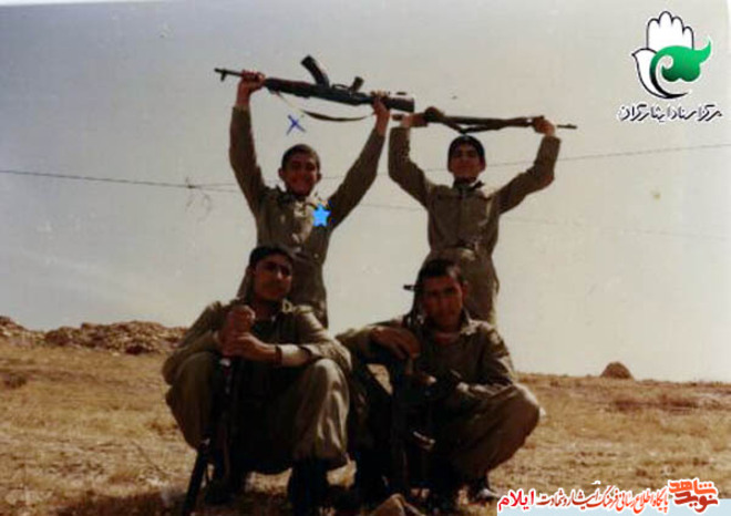 تصاویری از بسیجی شهید 